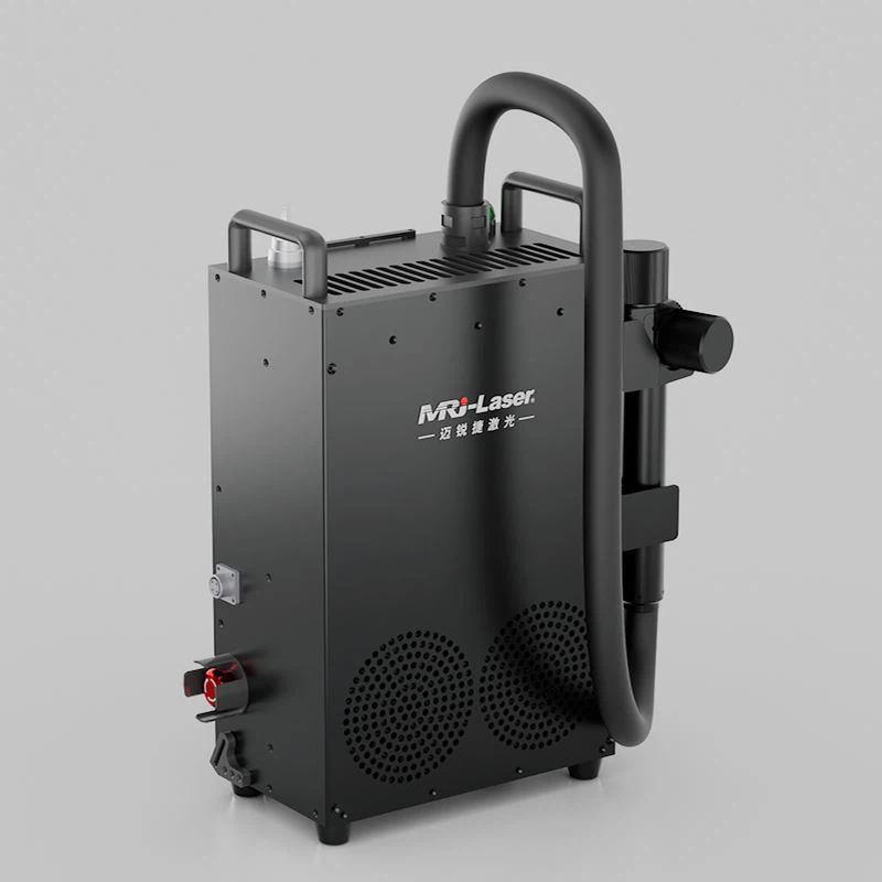 100 W laserski čistilni stroj za nahrbtnike podjetja MRJ