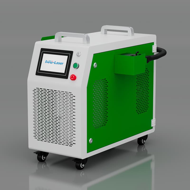 1500 W zračno hlajenje Ekonomičen CW laserski čistilni stroj za odstranjevanje rje.