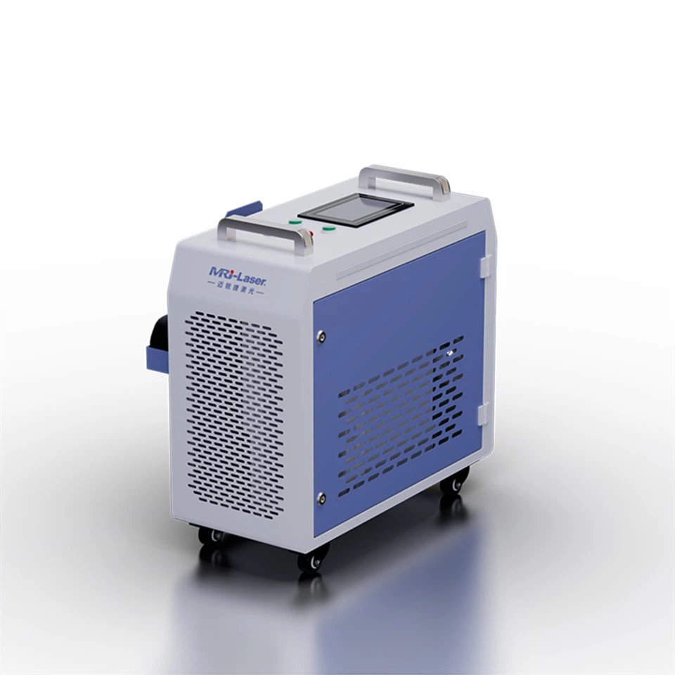 Zunanji prenosni laserski čistilec velike moči 500 W, čiščenje betona z laserjem