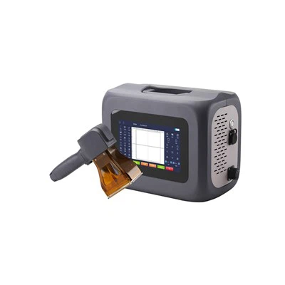 Laserski marker z vlakni v obliki mini vrečke za označevanje QR kode na kovino
