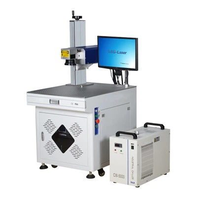15 W namizni UV laserski označevalni stroj za rezanje stekla